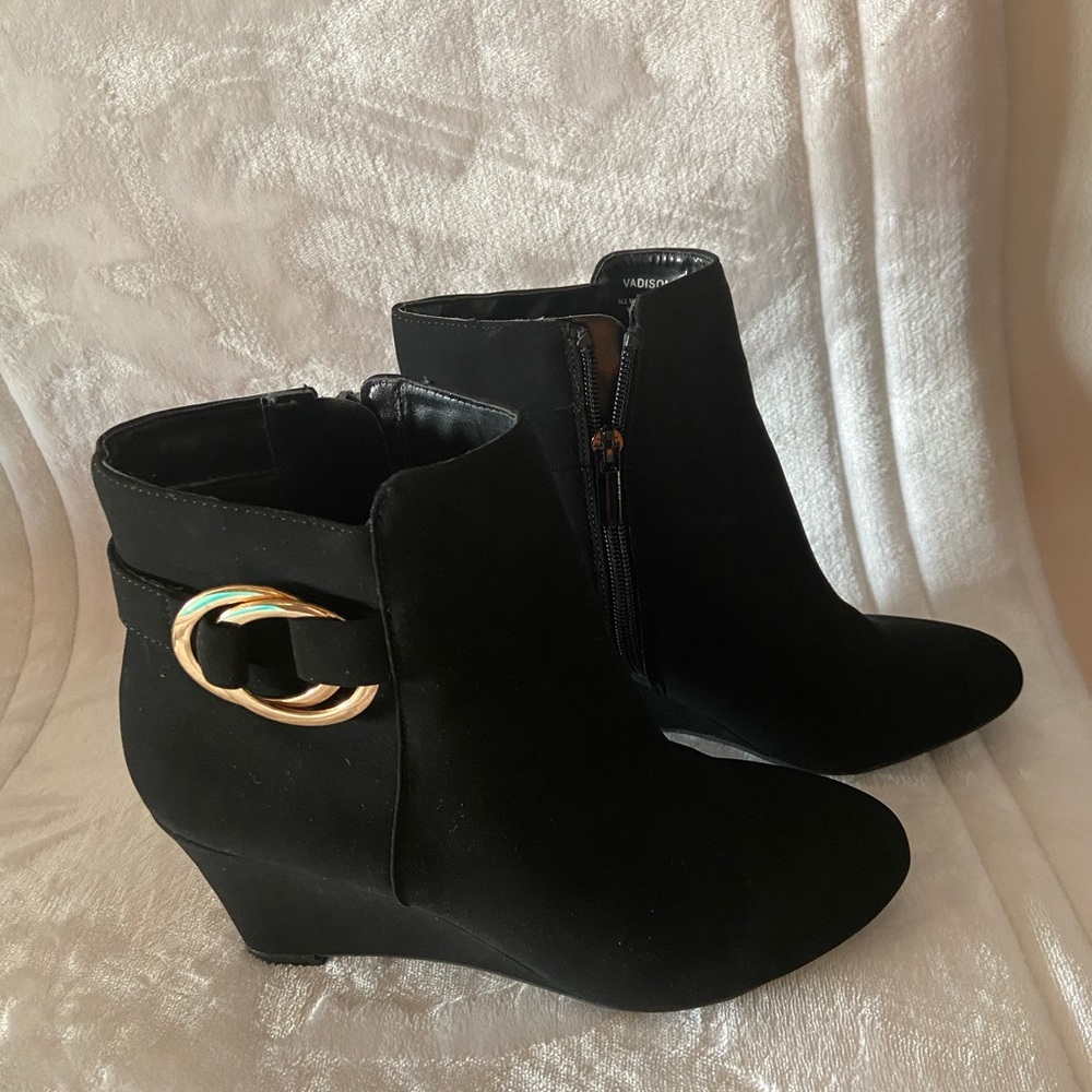 Suede Booties - Picture 2 of 3
